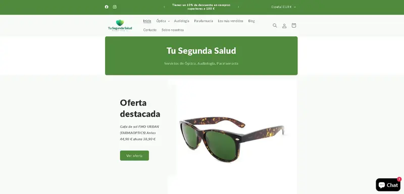 Captura de pantalla del proyecto Tu Segunda Salud